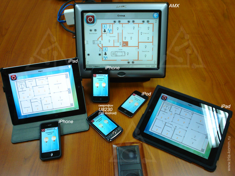         AMX, iPhone, iPad, iPod   U8230 (OS Android)