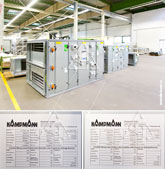 Фото вентиляционных агрегатов Kampmann производительностью 8000 и 4400 м³/час