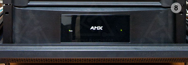 8-ми канальный усилитель AMX PLB-AMP8 на 4 комнаты