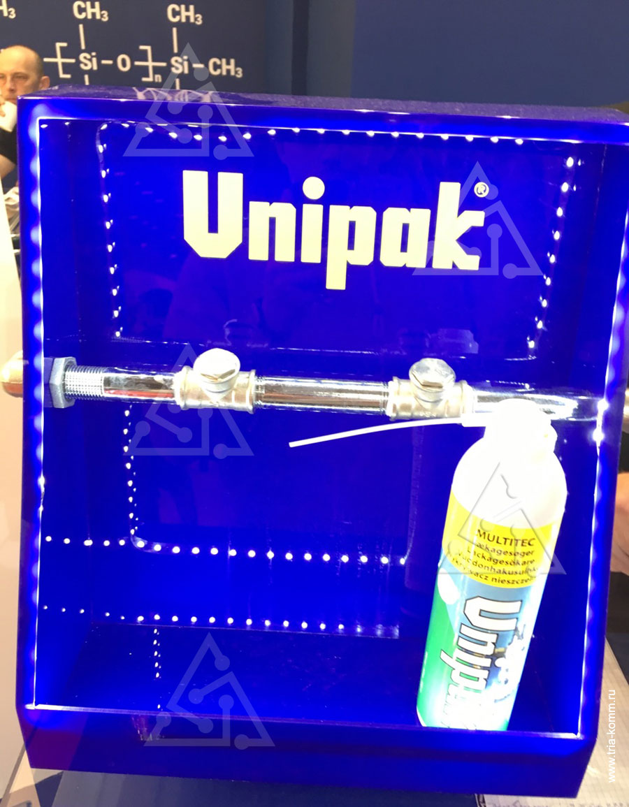 Стенд UniPaK для поиска утечек с помощью аэрозоля Multitec