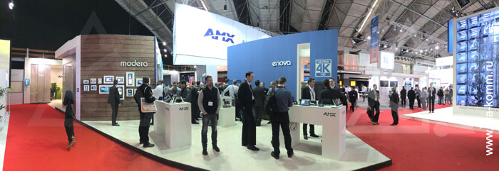 Стенд компании AMX на выставке ISE 2014