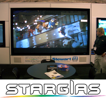 Экран StarGlas фирмы Stewart Filmscreen