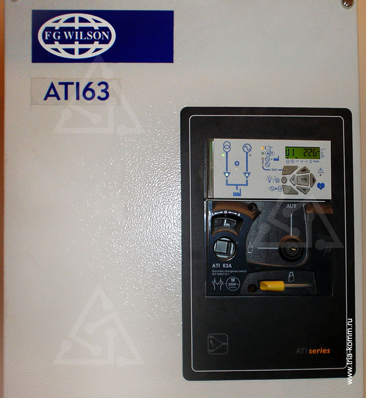 Фото панели переключения нагрузки ATI 63 FG Wilson или устройство автоматического ввода резерва (АВР)