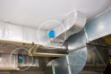 Балансировочные воздушные клапаны системы вентиляции с сервоприводами