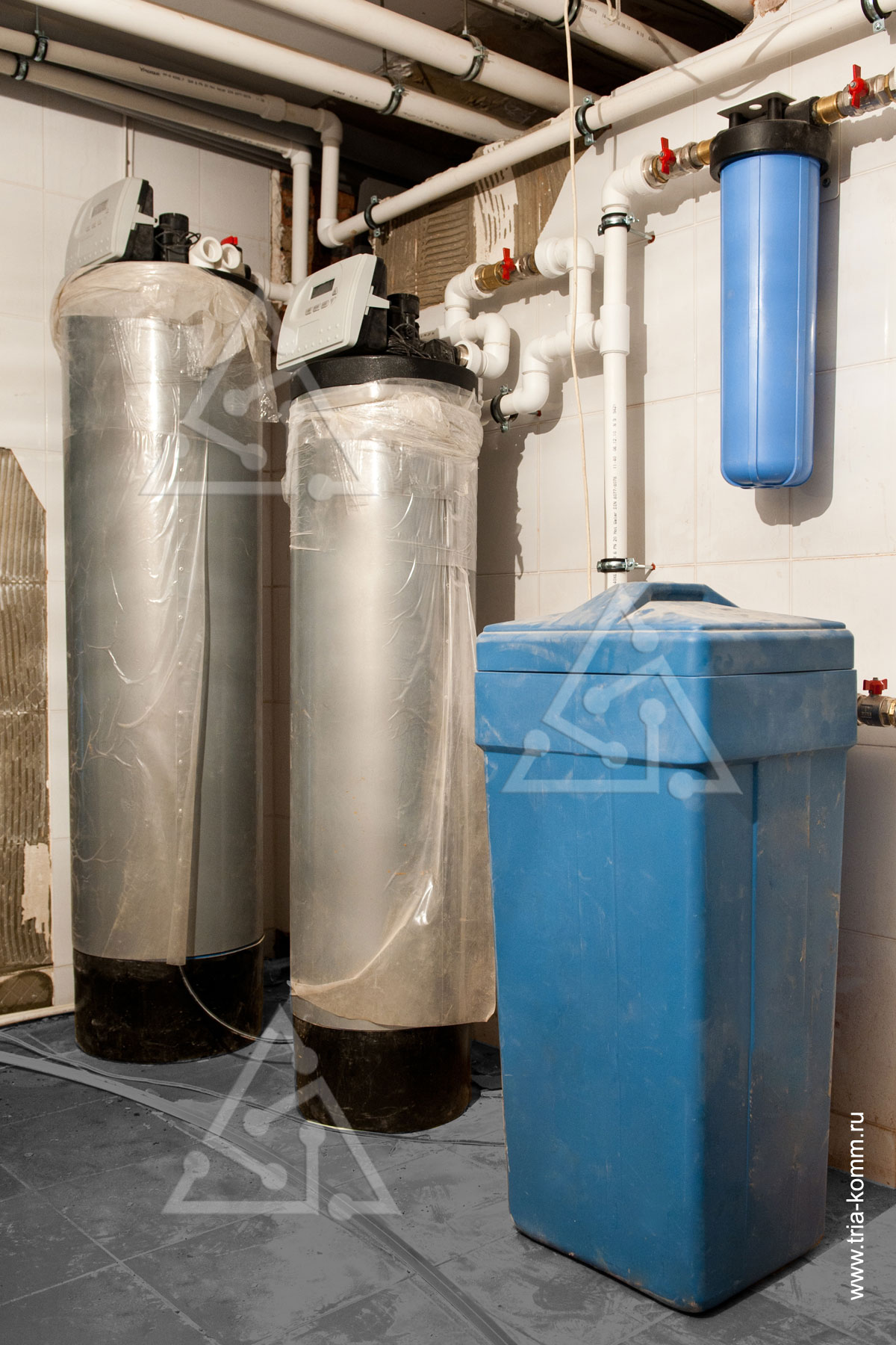 Фото оборудования системы очистки воды и водоподготовки